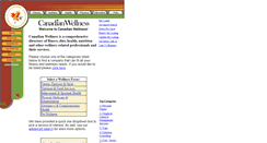 Desktop Screenshot of canadianwellness.com